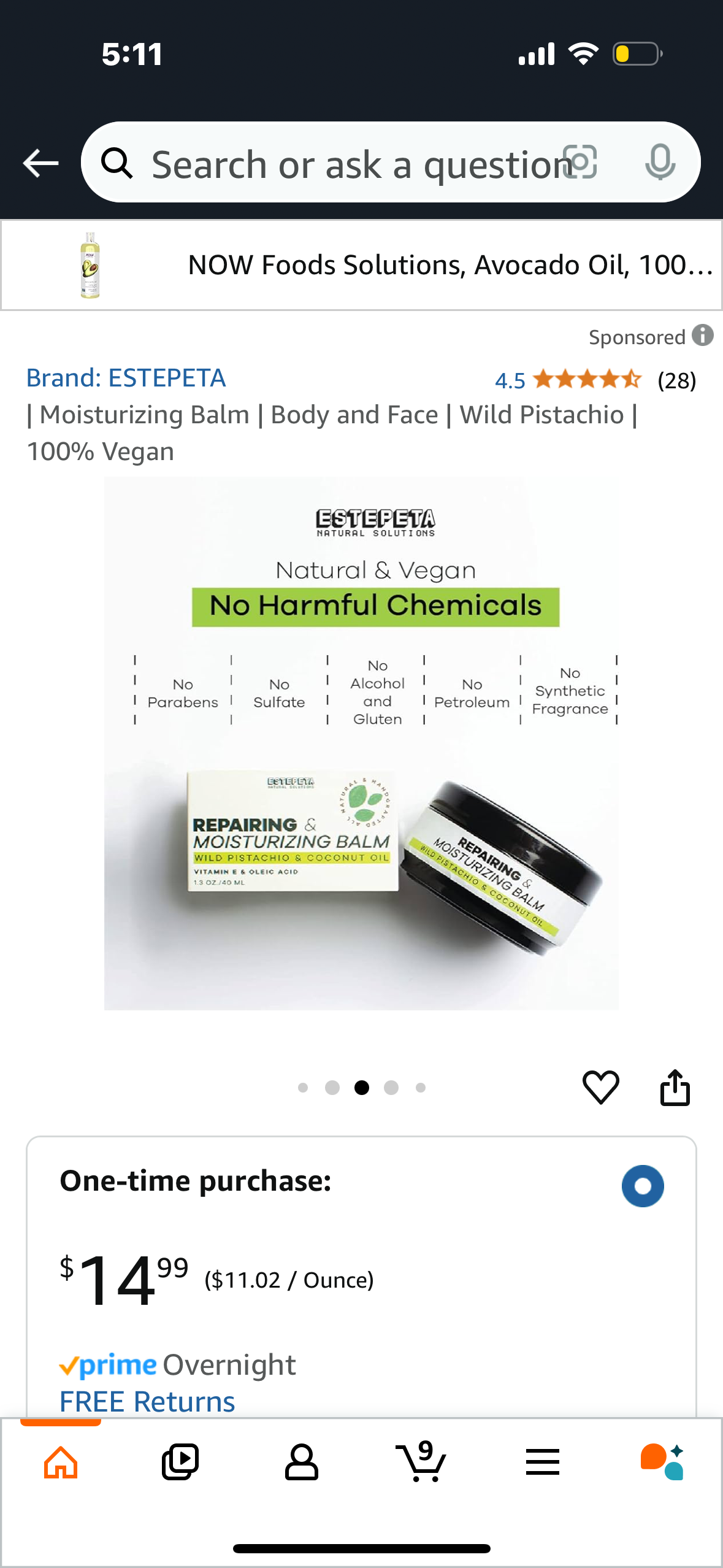Moisturizing Balm | Body and Face | Wild Pistachio | 100% Vegan