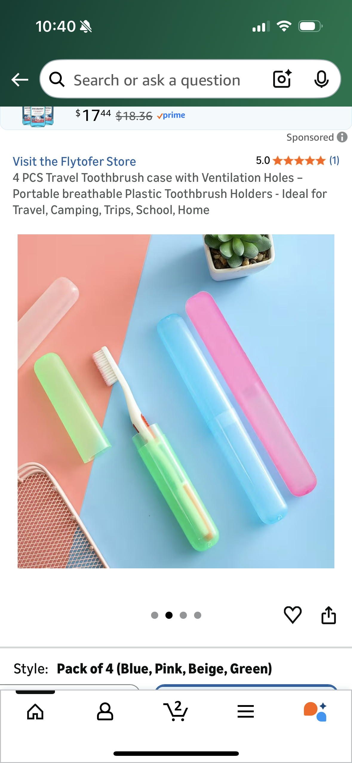 4 PCS Travel Toothbrush case with Ventilation Holes – Portable breathable Plastic Toothbrush Holders - Ideal for Travel, Camping, Trips, School, Home