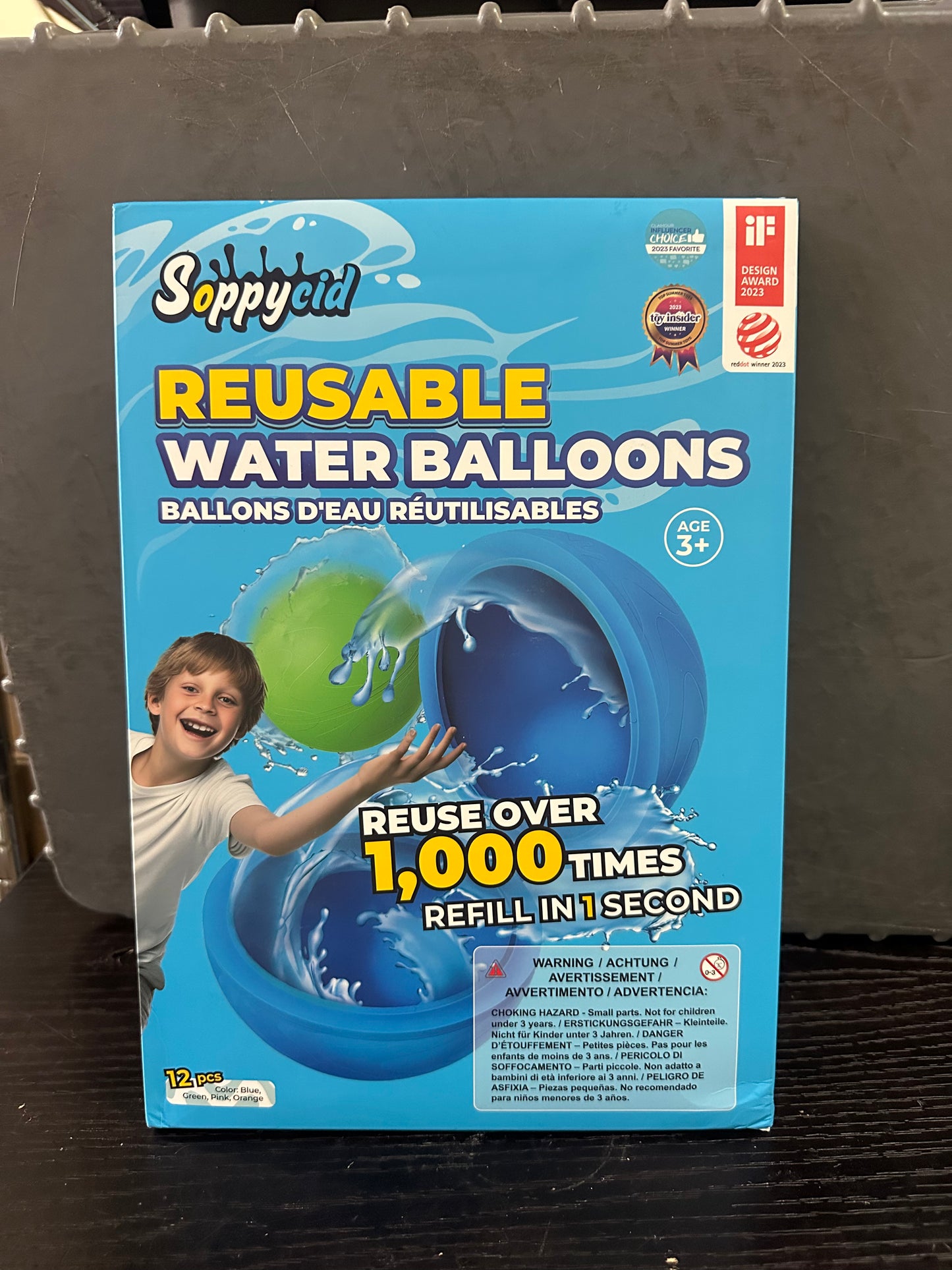 Reusable Water Balloons 12PCS - Summer Water Toys for Pool Beach & Outdoor, Self-Sealing Refillable Water Bombs for Kids Ages 3-14, Magnetic Splash Balls for Kids Fun Games & Activities