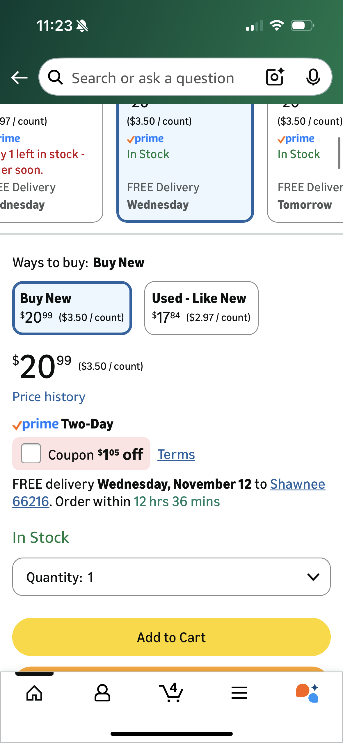 KAKEMONO PAR16 LED Bulbs Dimmable 5W Short Neck Track Spot Light, 5000K Daylight White, 50watt Halogen Replacement Track Spotlight, E26 Medium Base, Pack of 6