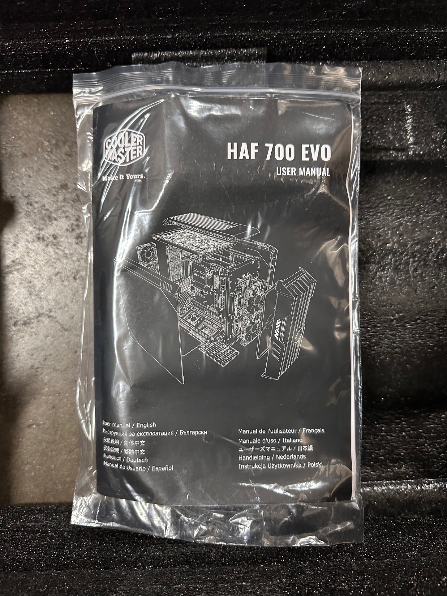 Cooler Master HAF 700 EVO E-ATX High Airflow PC Case, IRIS Customizable LCD .Breathable TG Front Panel, 200mm Sickleflow Fans, 1 x USB 3.2 gen 2 Type C, 4 x USB 3.2 gen 1 (3.0) (H700E-IGNN-S00) (R709)