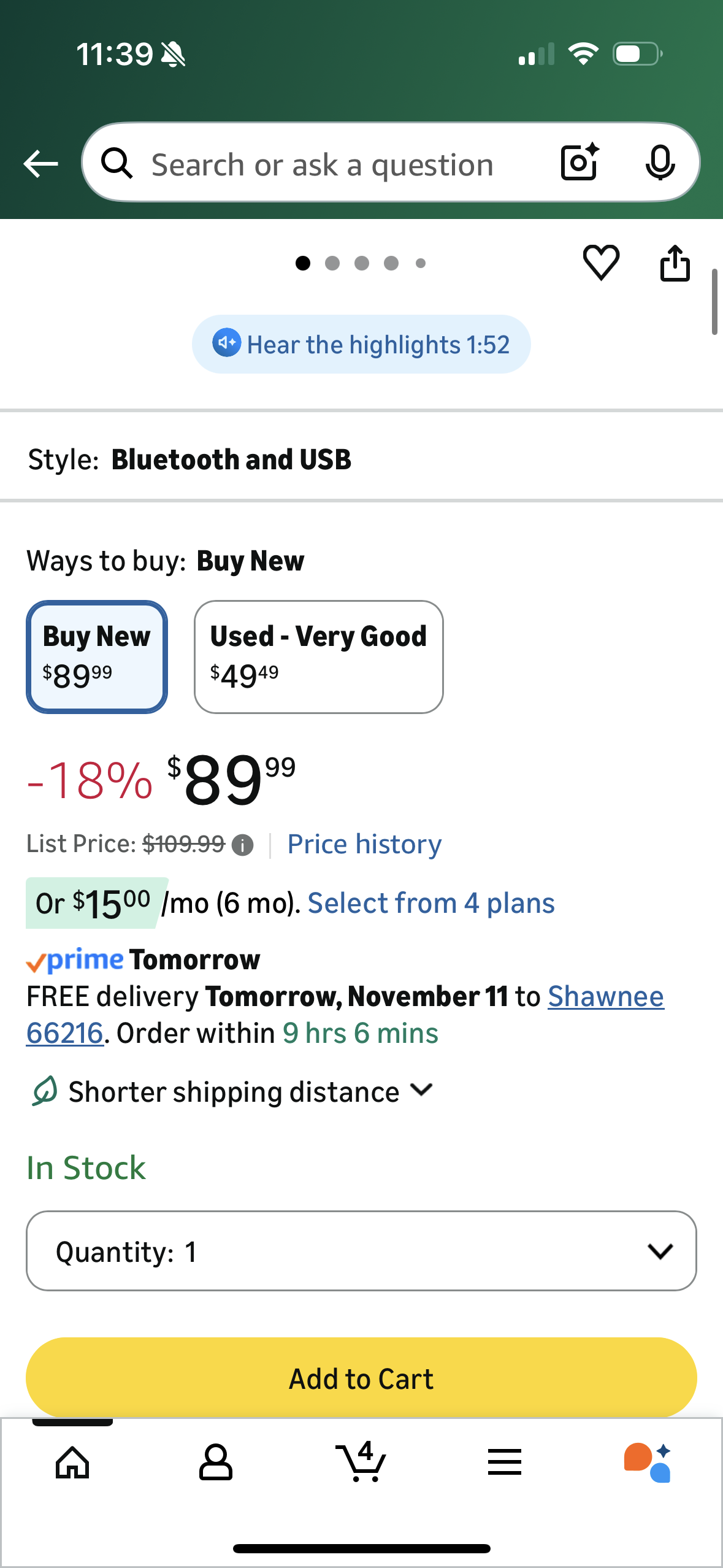 Ecommerce Label Printer 4x6, Thermal Shipping Label Printer, Support Amazon, Ebay, USPS, Pirate Ship, Bluetooth and USB Connection
