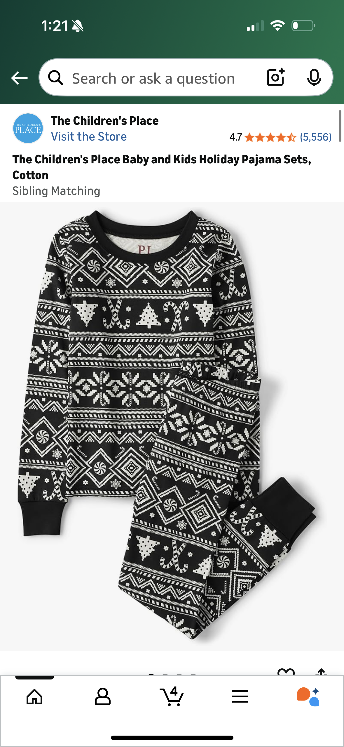 The Children's Place Baby and Kids Holiday Pajama Sets, Cotton (Varying Toddler/Child Sizes)