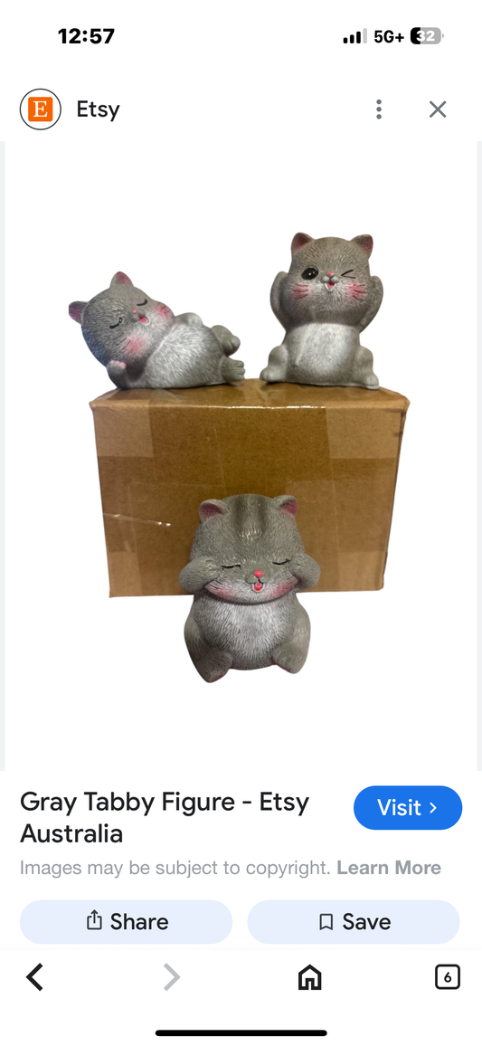 GUSTANO Garden Outdoor Decor Cat Statue, Cat Yard Decor for Patio, Balcony, Lawn Ornament