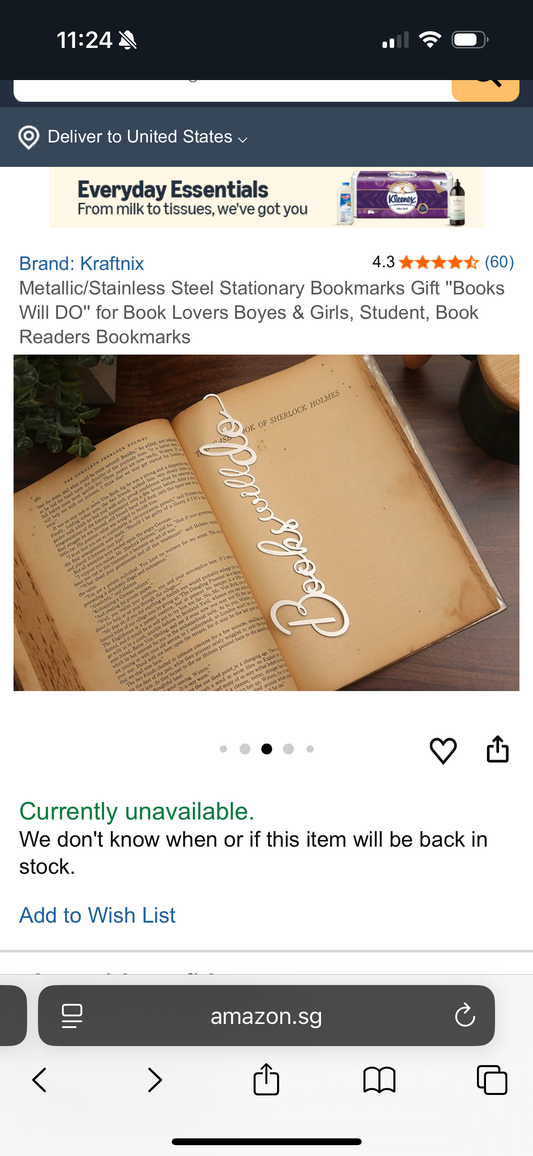 Metallic/Stainless Steel Stationary Bookmarks Gift ''Books Will DO'' for Book Lovers Boyes & Girls, Student, Book Readers Bookmarks