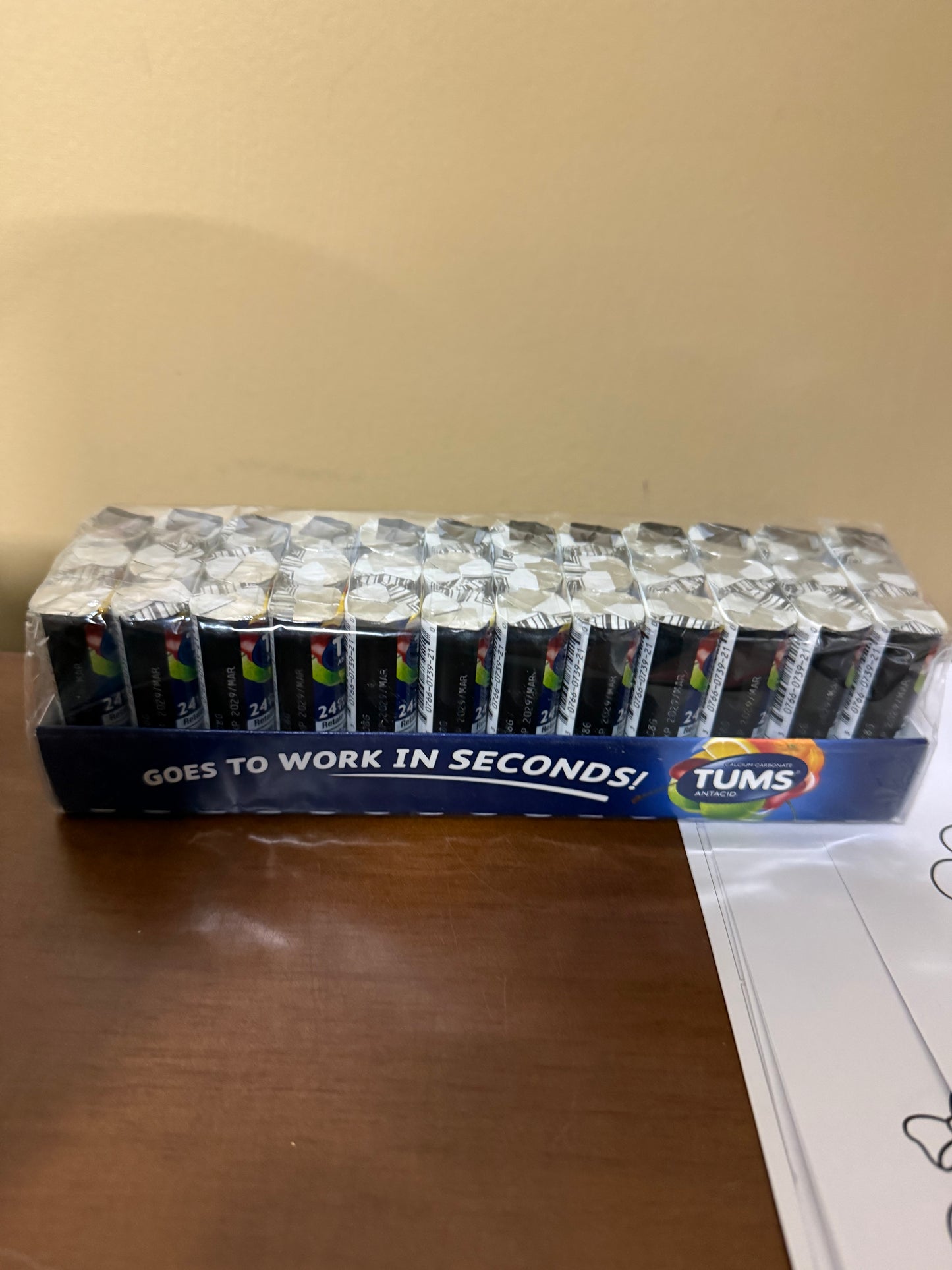 Tums Extra Strength 750 Assorted Fruit Antacid 3-Pack (36 Count per Pack)