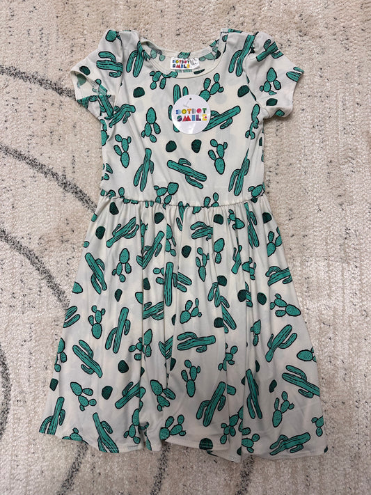 Dot Dot Smile Cactus Dress Size 3-4