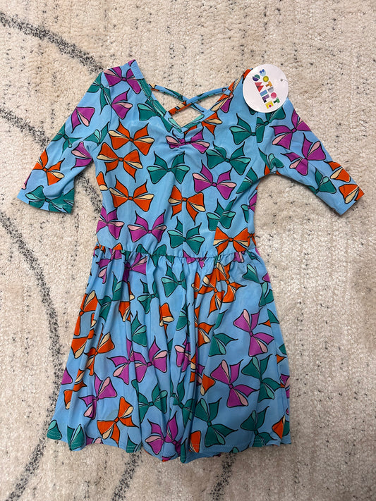 Dot Dot Smile Blue Bow Size 2
