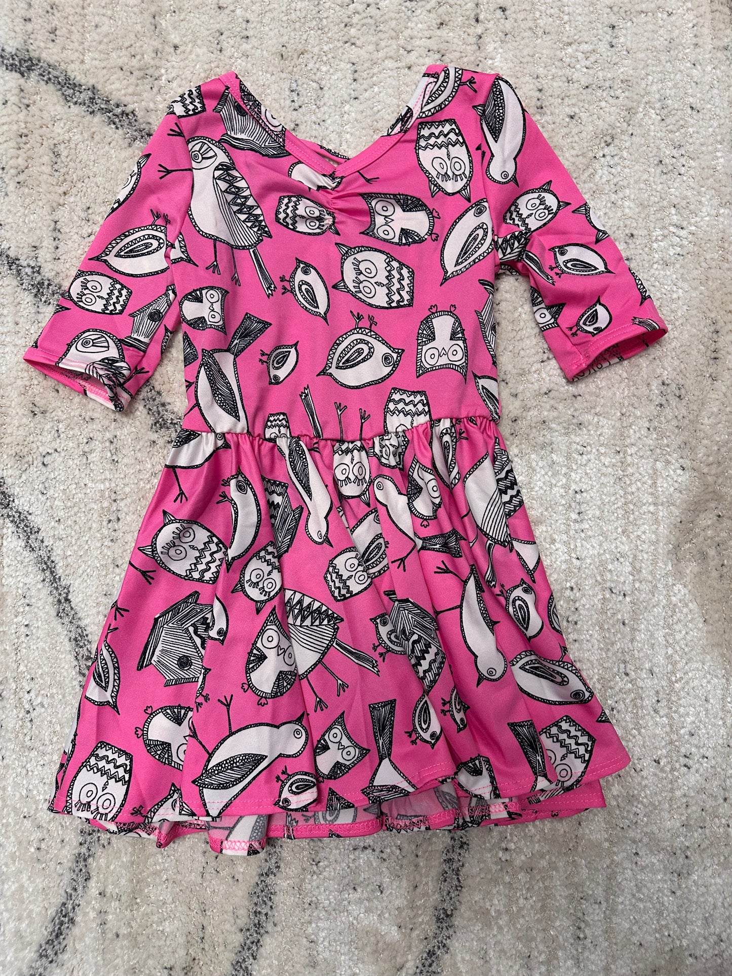 DotDot Smile Owl Dress Size 2