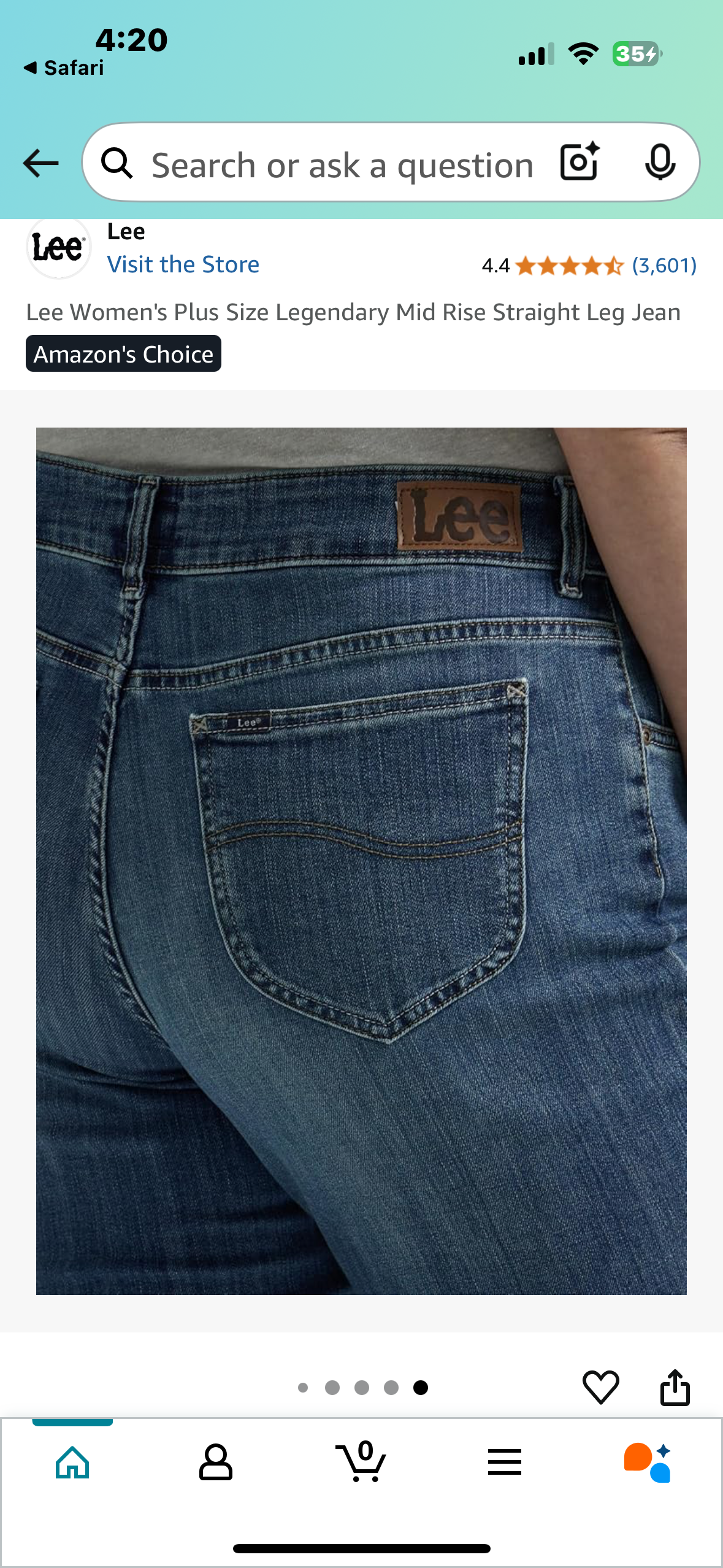 Lee Women's Plus Size Legendary Mid Rise Straight Leg Jeans Size 24 Petite