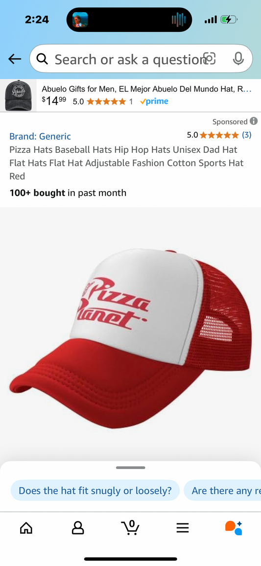 Pizza Hats Baseball Hats