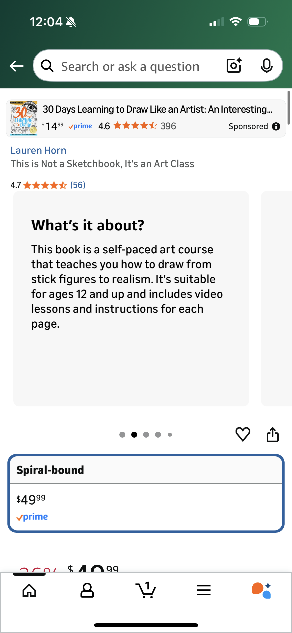 This is Not a Sketchbook, It's an Art Class by Lauren Horn