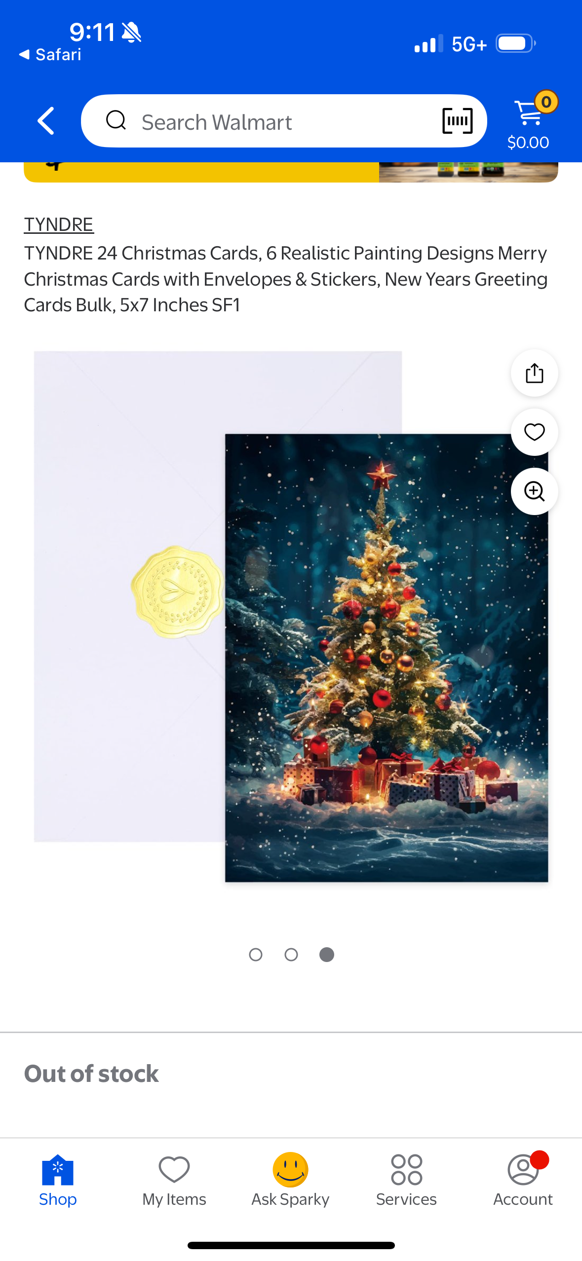 24 Christmas Cards, 6 Realistic Painting Designs Merry Christmas Cards with Envelopes & Stickers, New Years Greeting Cards Bulk, 5x7 Inches
