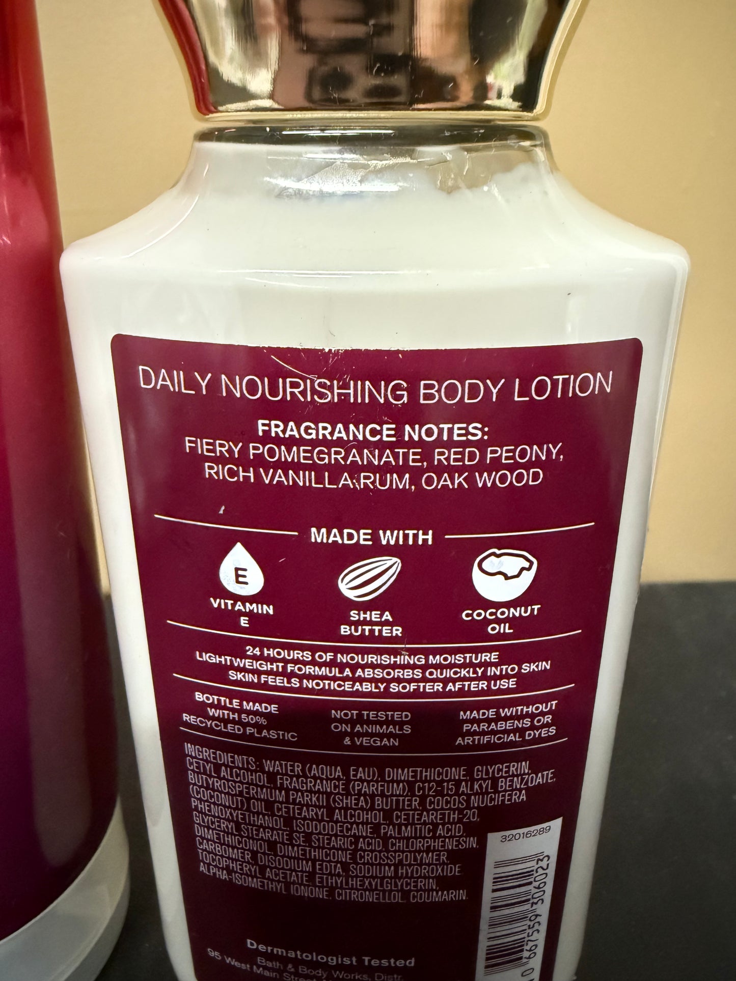 Bath & Body Works Set of 2 Forever Red Body Lotion and Body Cream