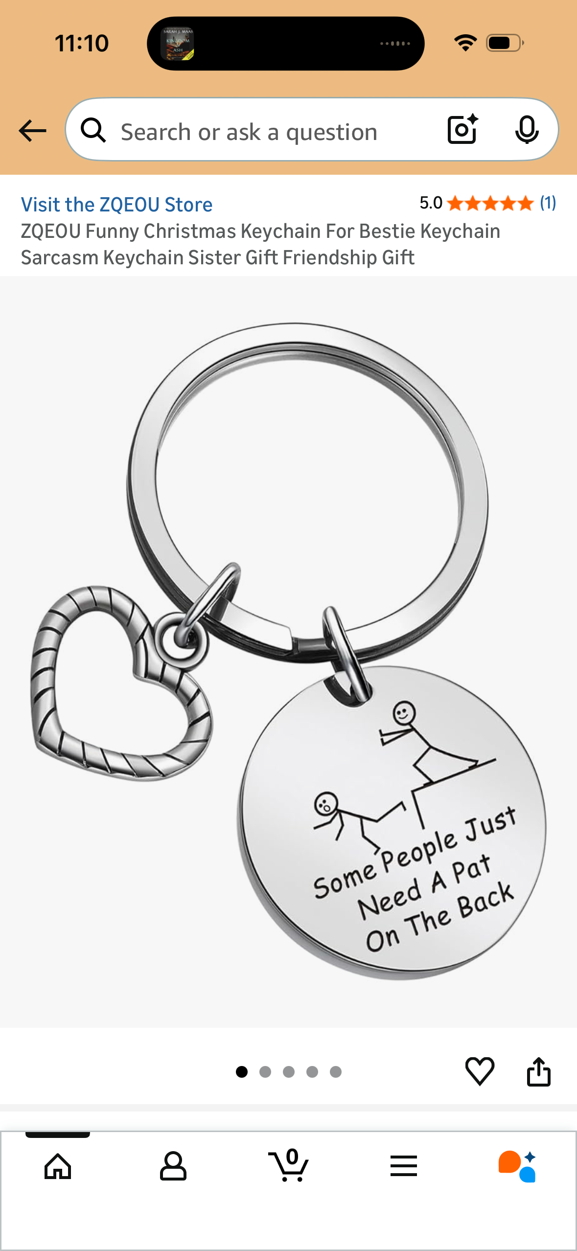 ZQEOU Funny Christmas Keychain For Bestie Keychain Sarcasm Keychain Sister Gift Friendship Gift