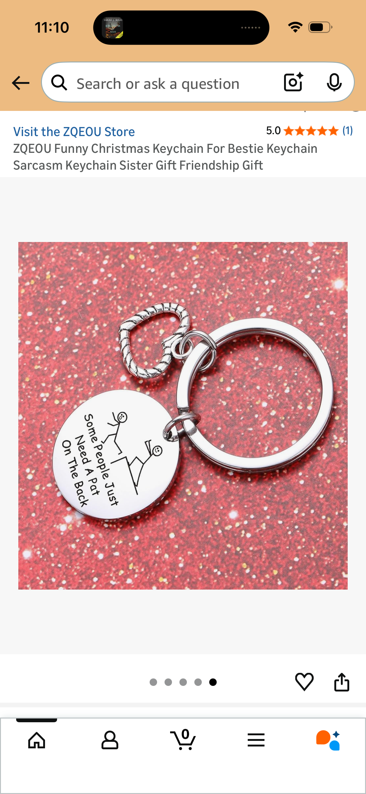 ZQEOU Funny Christmas Keychain For Bestie Keychain Sarcasm Keychain Sister Gift Friendship Gift