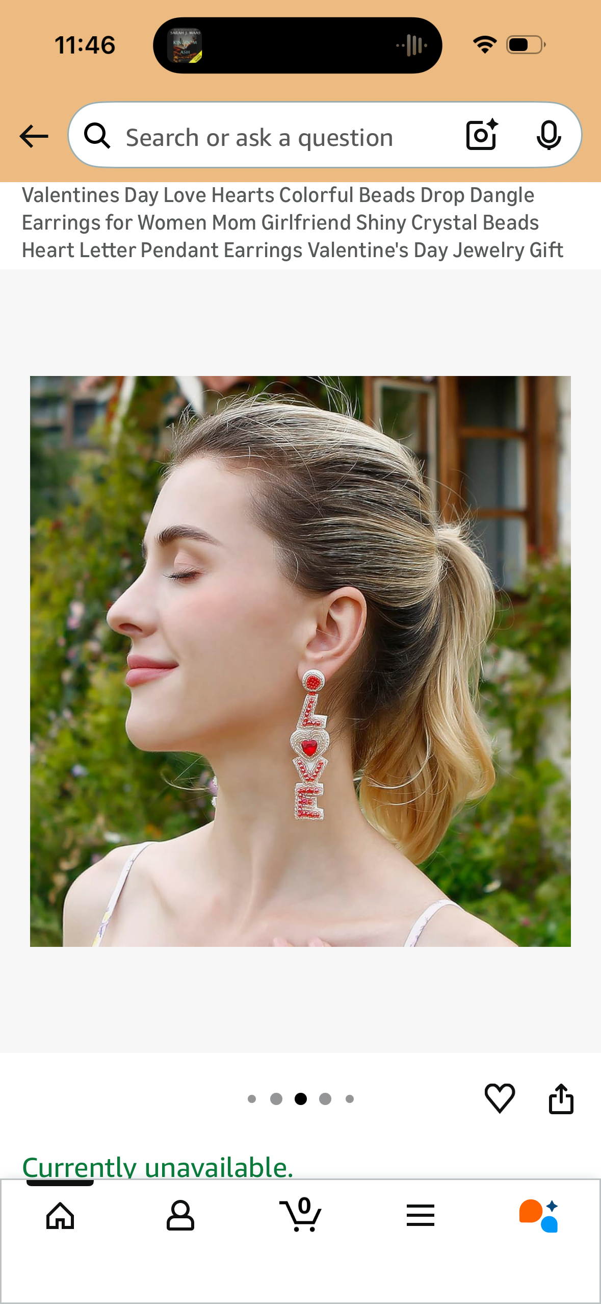 Valentines Day Love Hearts Colorful Beads Drop Dangle Earrings for Women Mom Girlfriend Shiny Crystal Beads Heart Letter Pendant Earrings Valentine's Day Jewelry Gift