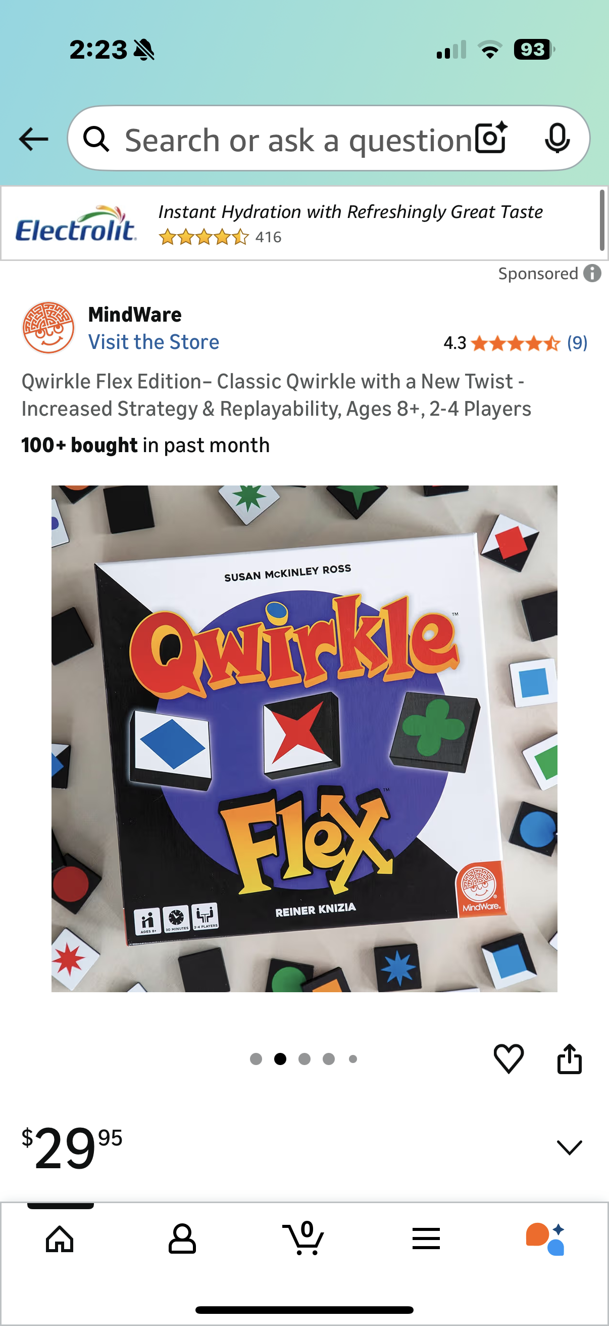 Qwirkle Flex Edition– Classic Qwirkle with a New Twist - Increased Strategy & Replayability, Ages 8+, 2-4 Players
