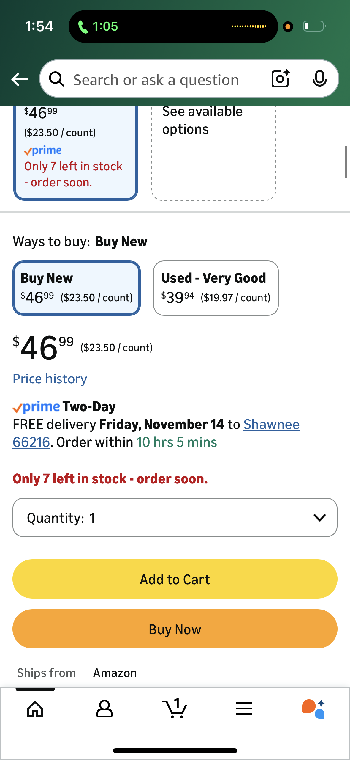 idee-home Outdoor Chair Cushions Set of 2, Waterproof Outdoor Seat Cushions for Patio Furniture, Outside Replacement Chair Pad with Ties for Lawn Deck Porch, 22 x 22