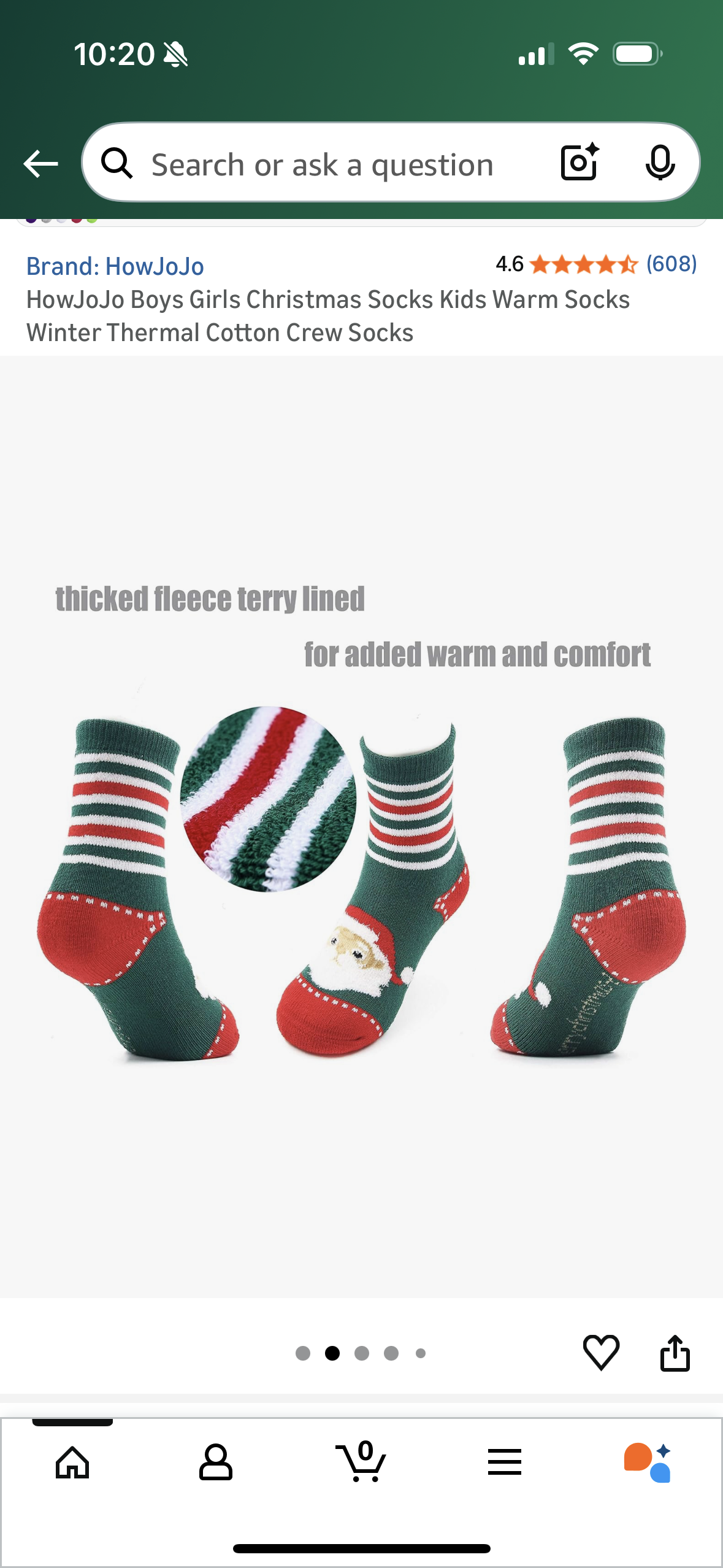 Kids Christmas Socks Kids Warm Socks Winter Thermal Cotton Crew Socks (Size 8T-10T)
