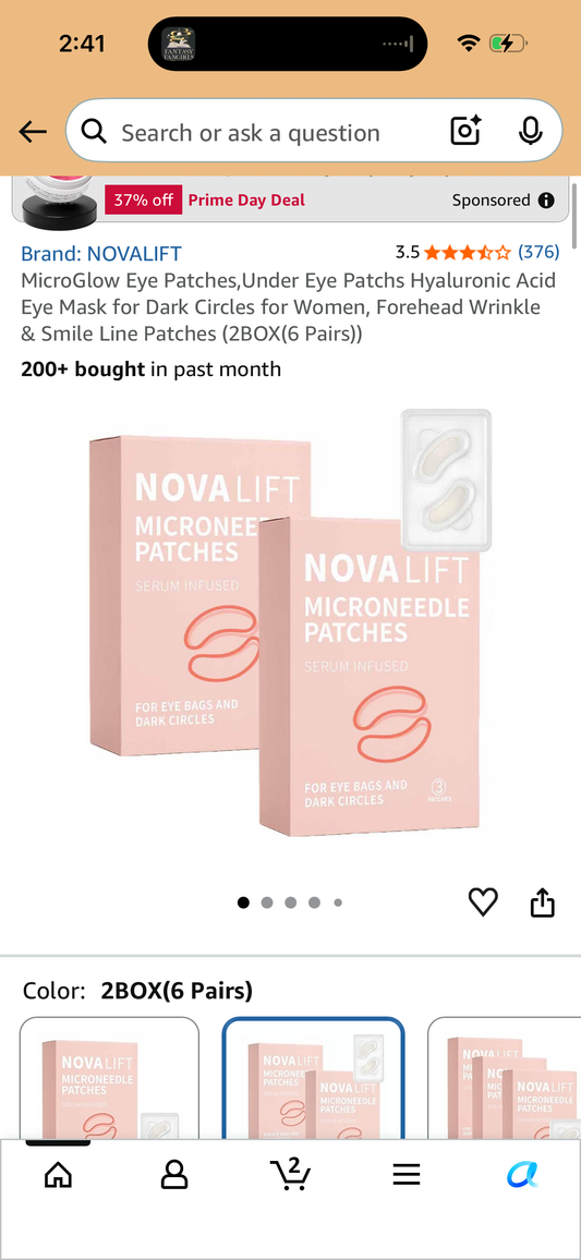Microglow Eye patches