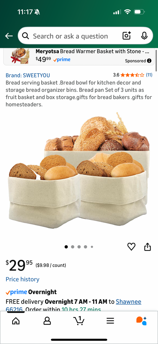 Bread serving basket .Bread bowl for kitchen decor and storage bread organizer bins. Bread pan Set of 3 units as fruit basket and box storage.gifts for bread bakers .gifts for homesteaders