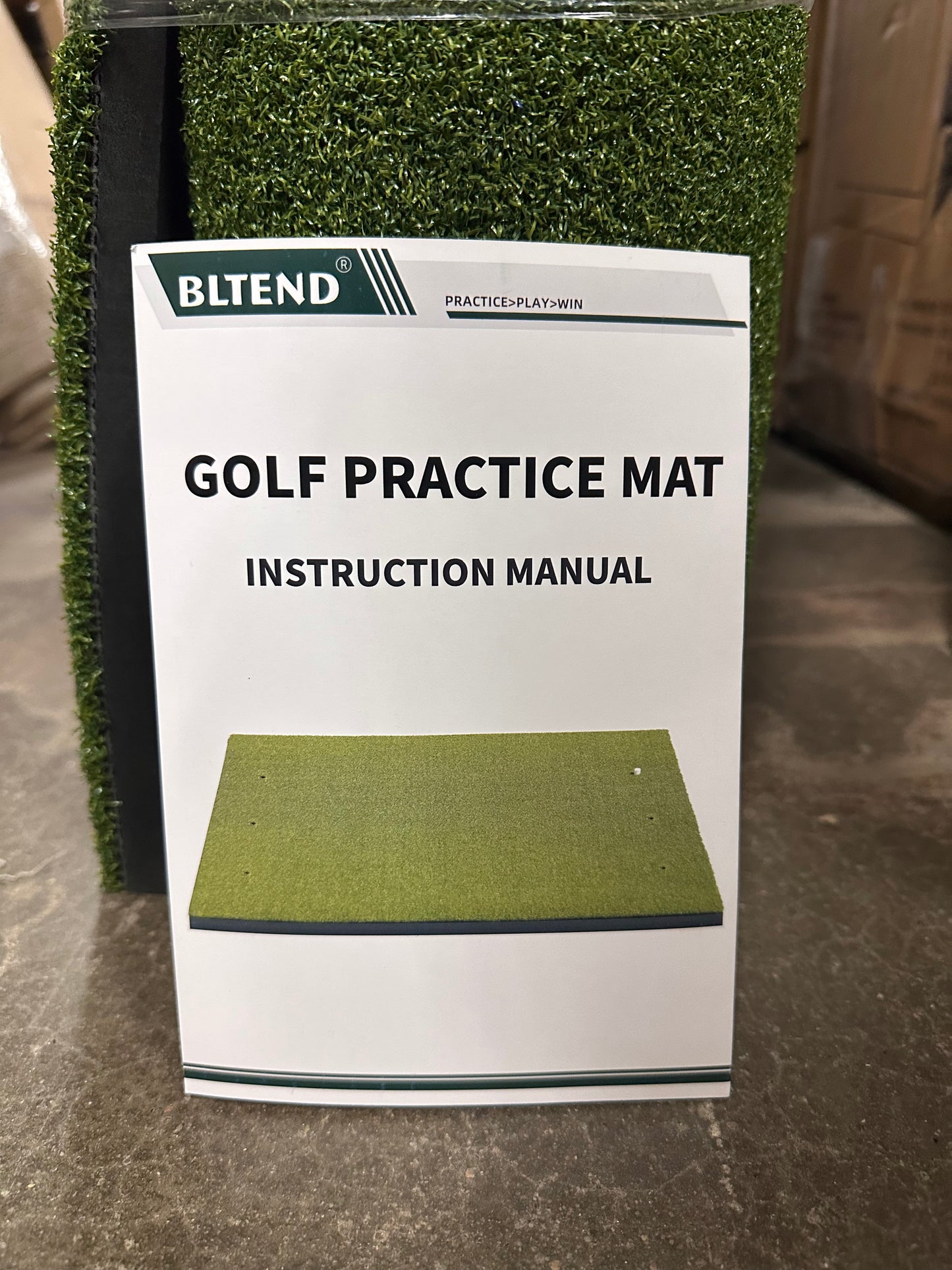 Bltend Golf Mat: 5x4ft & 5x5ft Heavy-Duty Golf Hitting Mats Practice Outdoor/Indoor, Elite Dense Artificial Turf Matt Training Aid for Backyard/Garage/Driving Range/Simulators (W527)