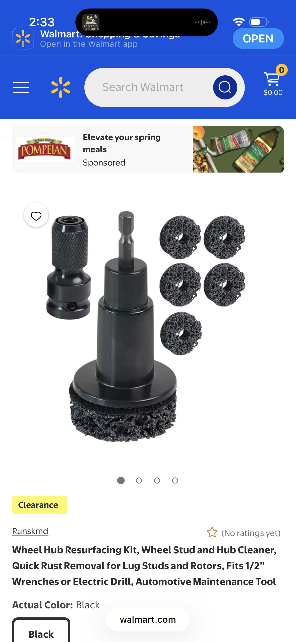 Wheel Hub Resurfacing Kit, Wheel Stud and Hub Cleaner, Quick Rust Removal for Lug Studs and Rotors, Fits 1/2” Wrenches or Electric Drill, Automotive Maintenance Tool