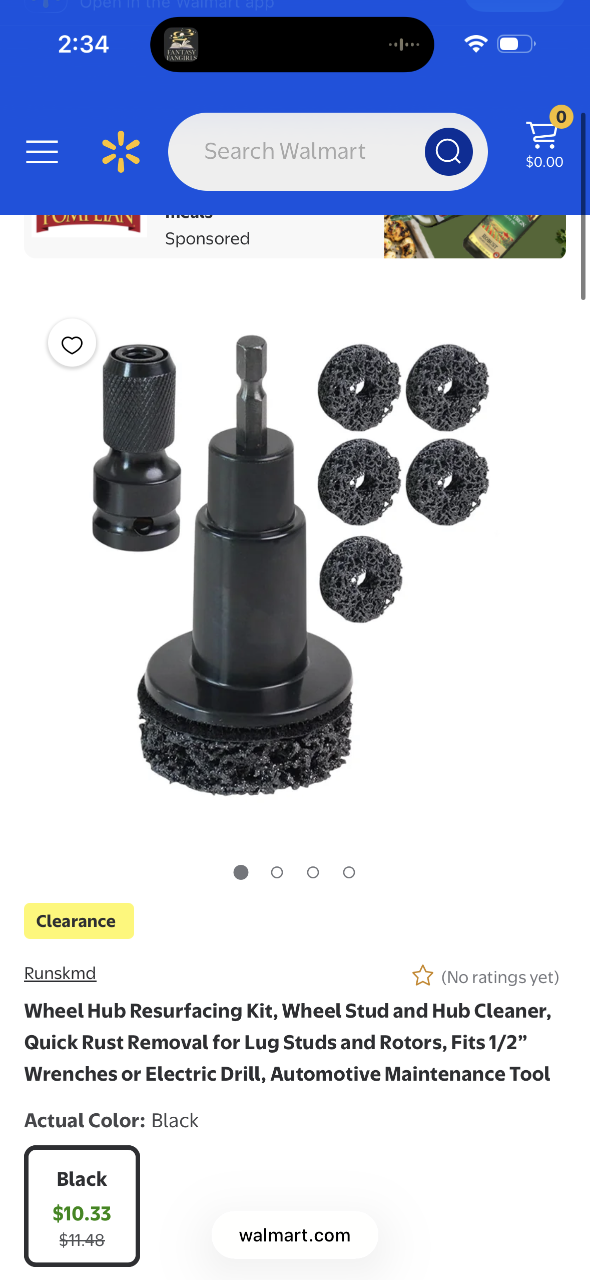 Wheel Hub Resurfacing Kit, Wheel Stud and Hub Cleaner, Quick Rust Removal for Lug Studs and Rotors, Fits 1/2” Wrenches or Electric Drill, Automotive Maintenance Tool