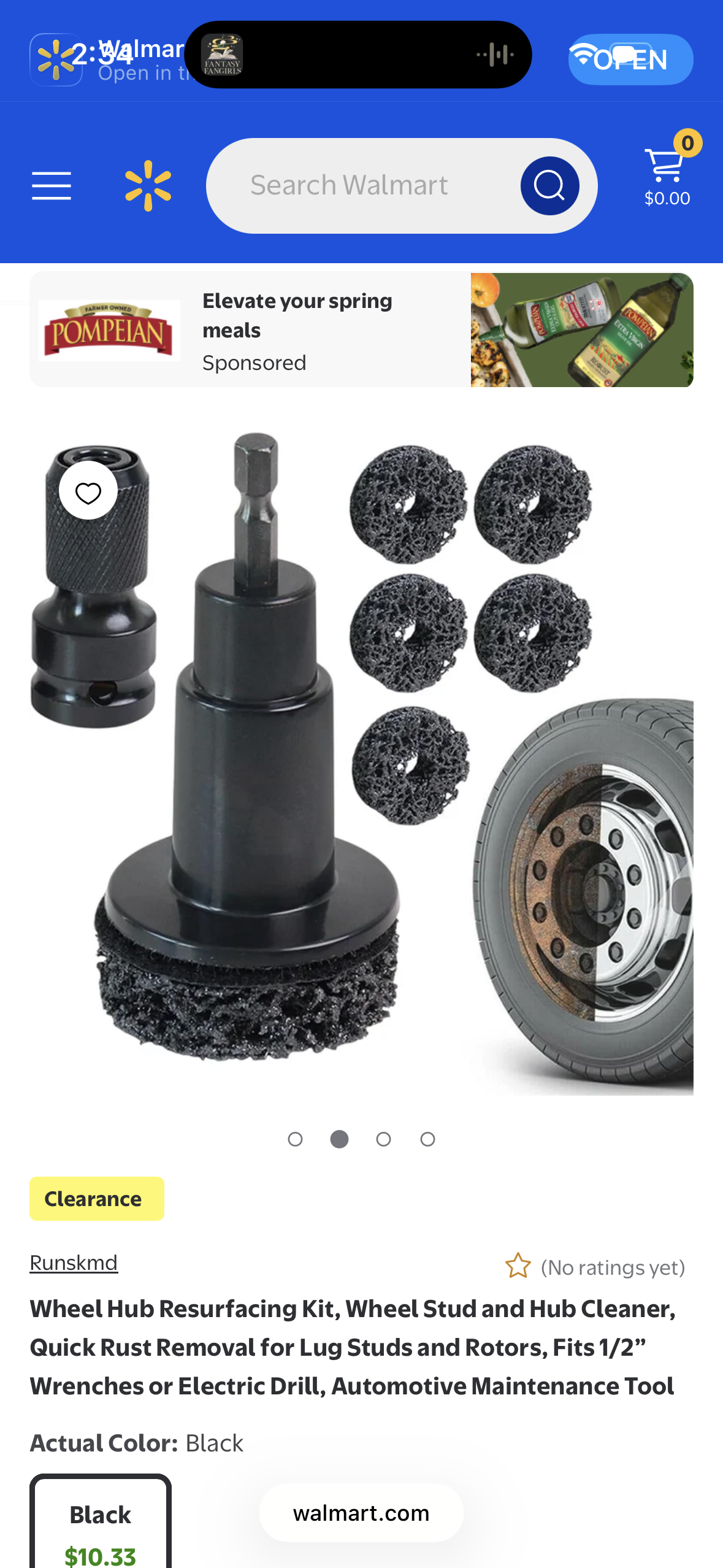 Wheel Hub Resurfacing Kit, Wheel Stud and Hub Cleaner, Quick Rust Removal for Lug Studs and Rotors, Fits 1/2” Wrenches or Electric Drill, Automotive Maintenance Tool