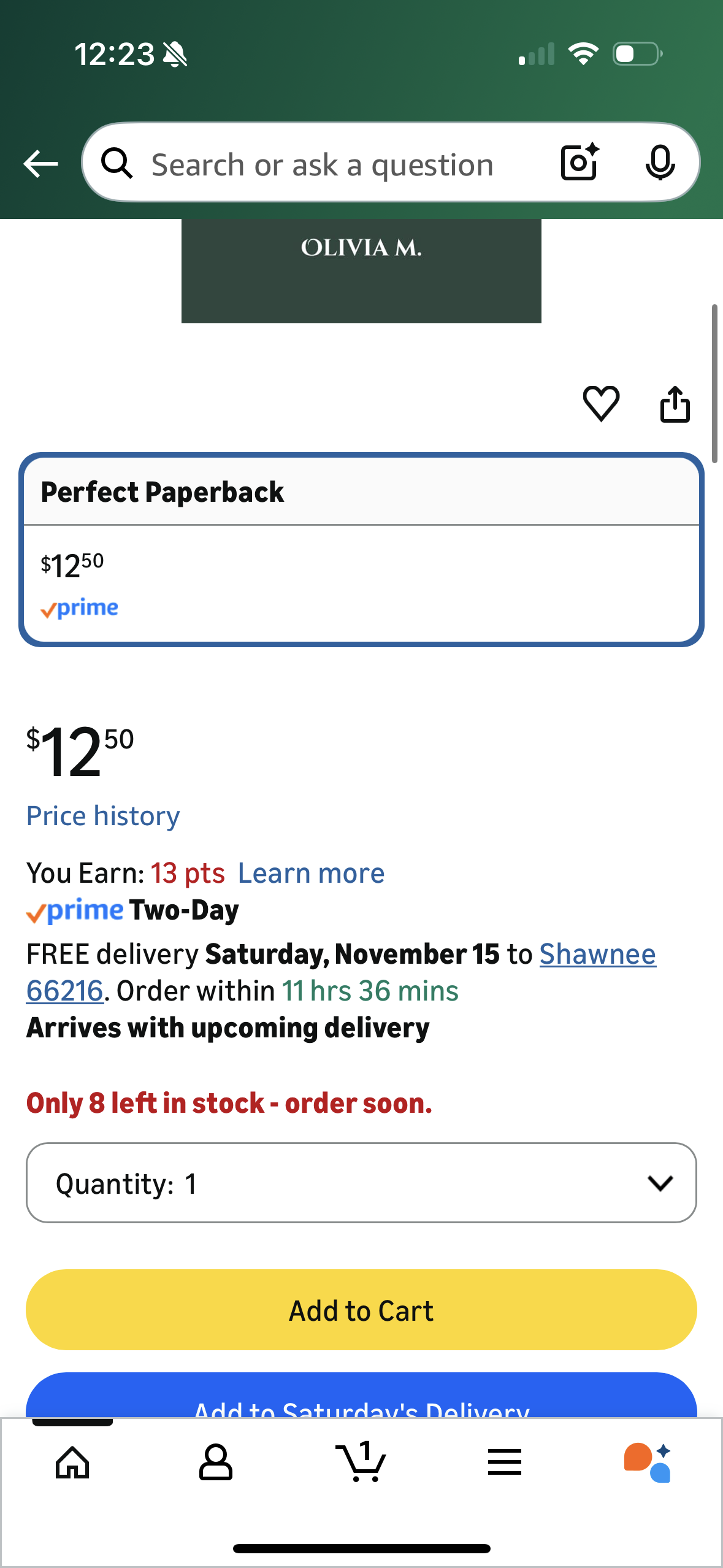 my mother's husband Poetry Book by Olivia M.