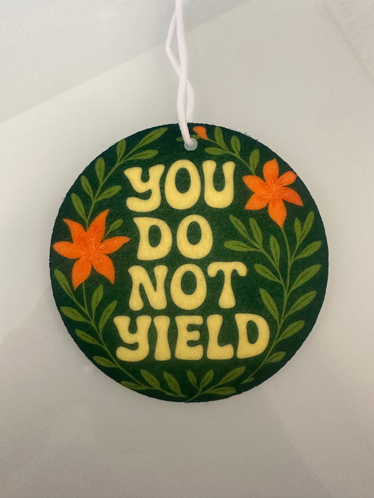 You do Not Yield Throne of Glass Car Air Freshener