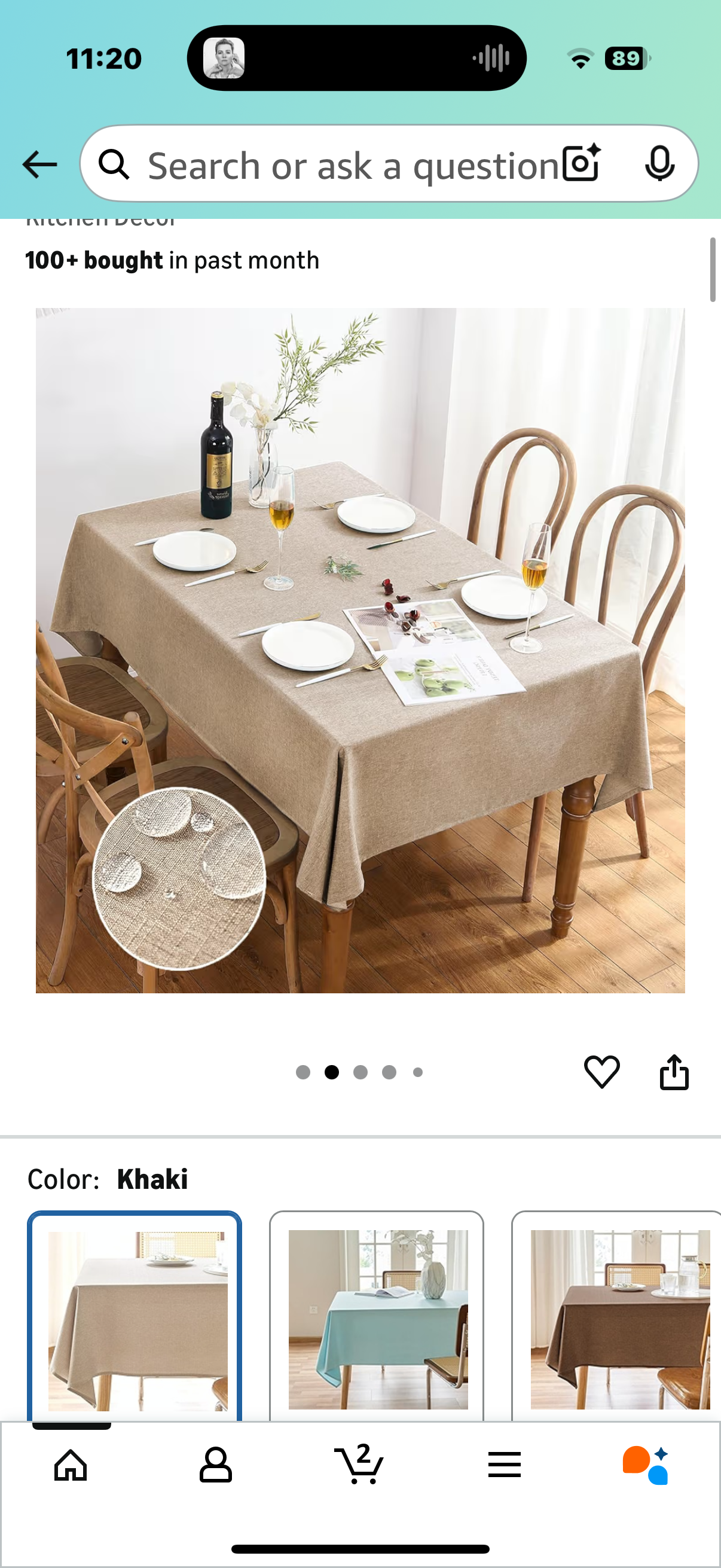 AUSSPVOCT Textured Tablecloth Rectangle 60x120 Water Resistant Spill-Proof Wipeable Fall Table Cloth Wrinkle Free Fabric Dining Table Cover for Birthday Spring Easter Party Kitchen Decor