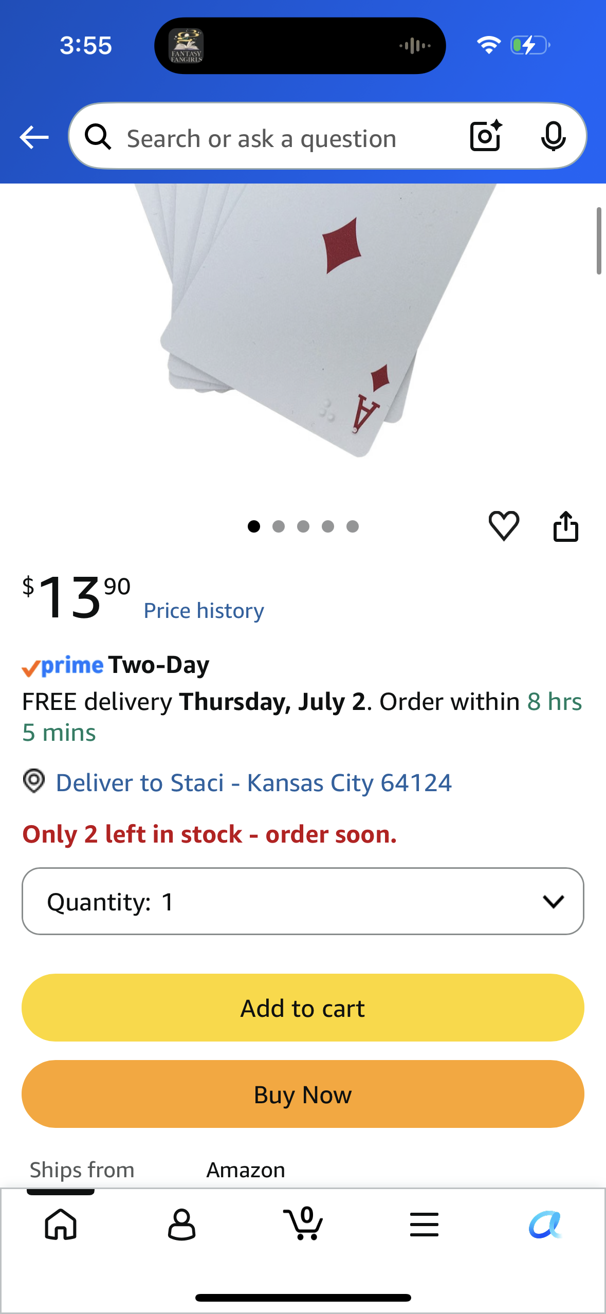 VSONE Plastic Braille Playing Cards, 54 Premium Plastic Cards, Full-Color Printing, Packed in Metal Case, Size 87 mm x 58 mm, All Ages