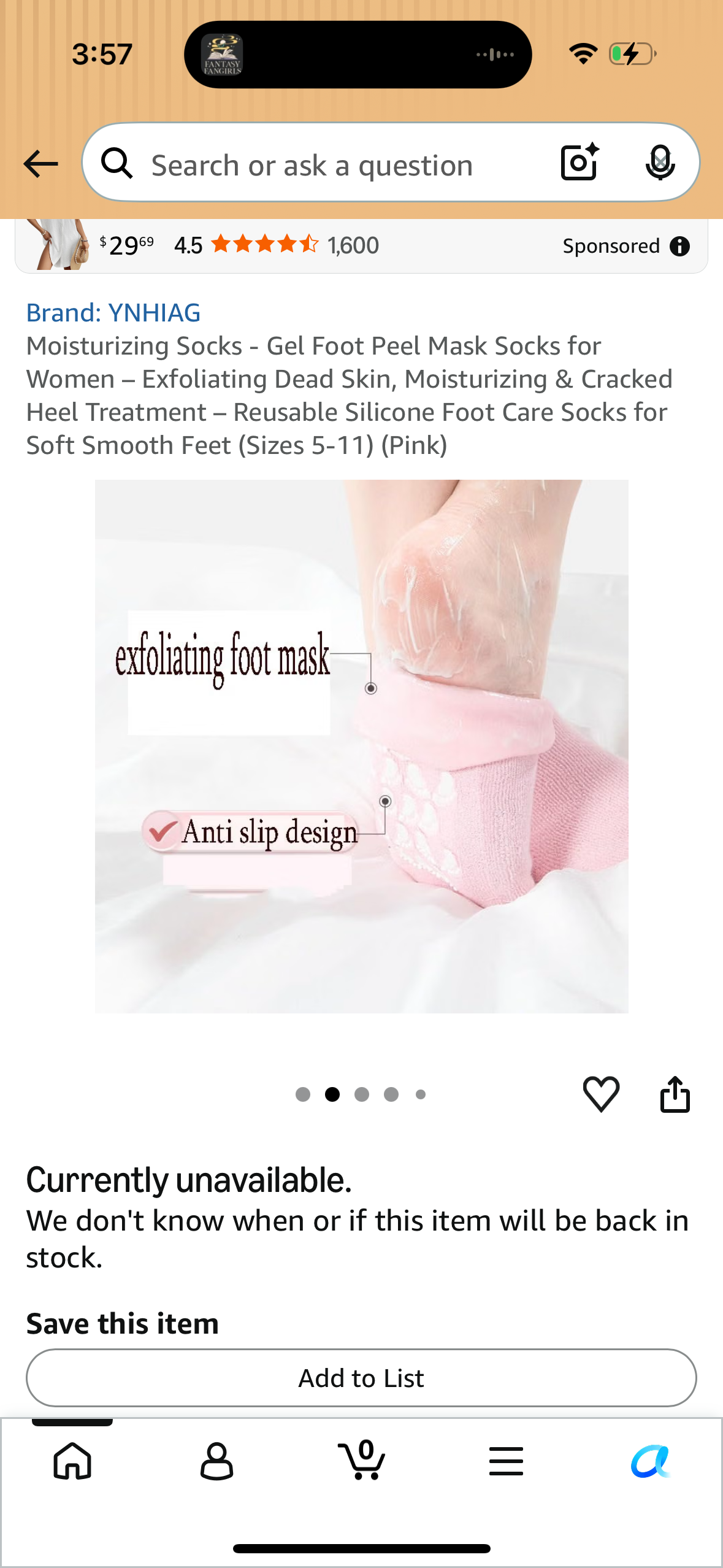Moisturizing Socks - Gel Foot Peel Mask Socks for Women – Exfoliating Dead Skin, Moisturizing & Cracked Heel Treatment – Reusable Silicone Foot Care Socks for Soft Smooth Feet (Sizes 5-11) (Pink)
