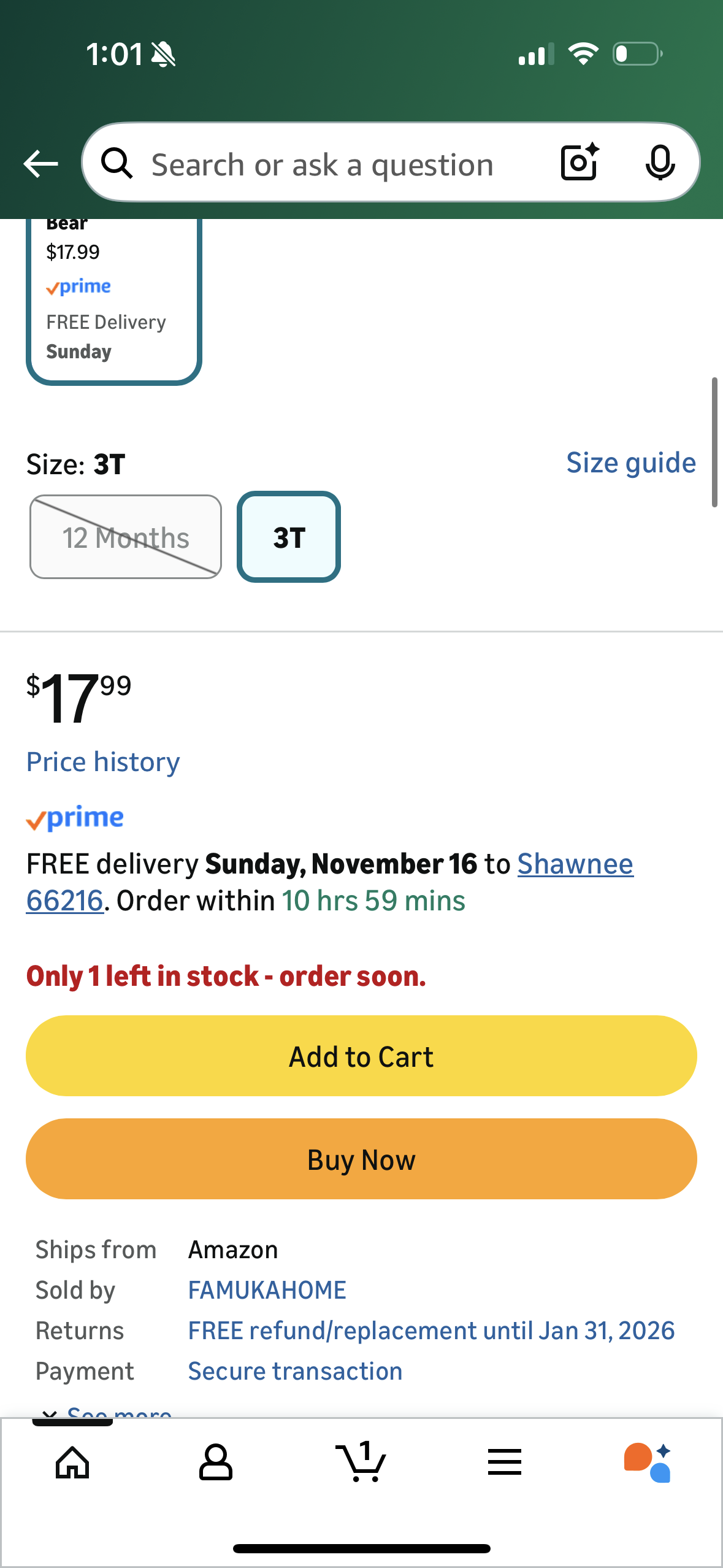 Baby Girl White Shirts Toddlers Long Sleeve Bear Collar Blouse (Size 3T)