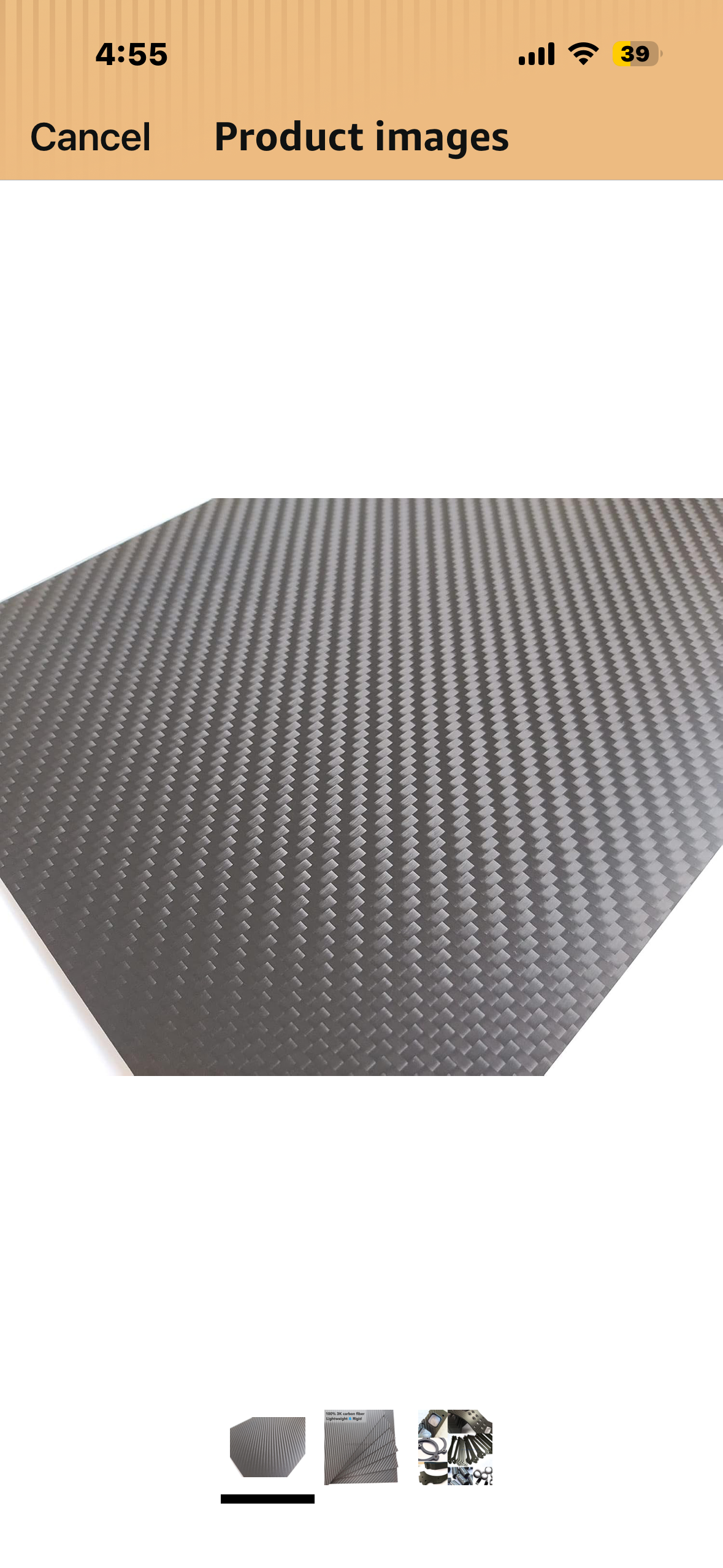 2.5mm 200x300mm 100% Carbon Fiber Sheet Laminate Plate Panel Board 3K Twill Matte Finish