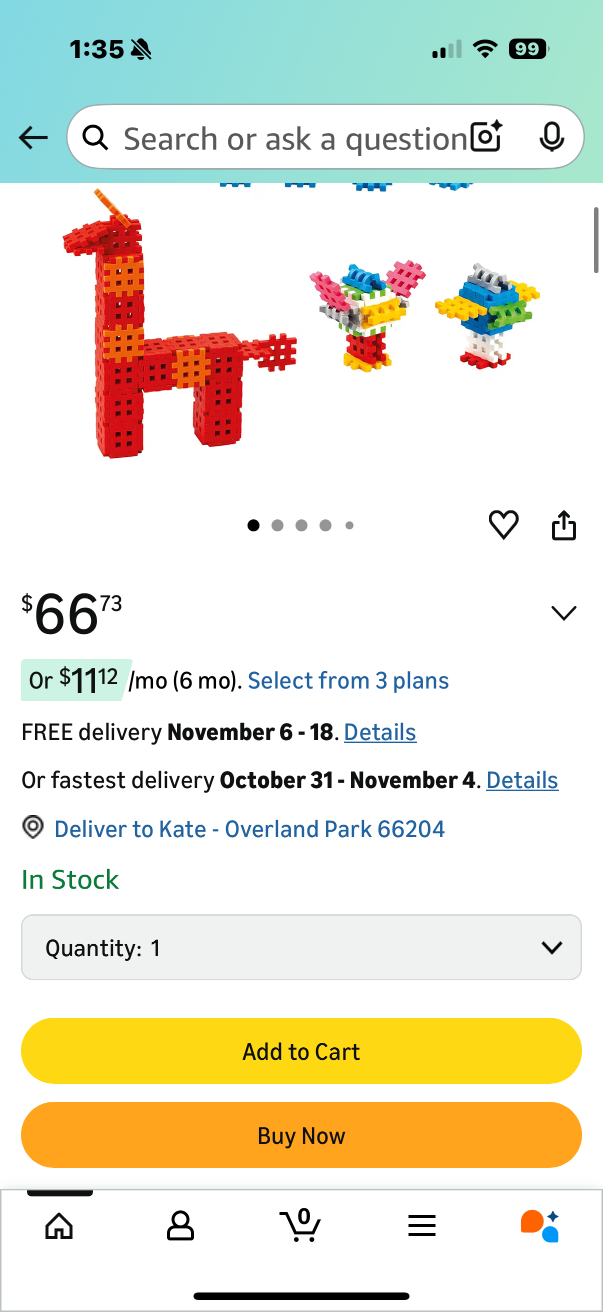 Marioinex 902134 Mini Waffle, Set of 140 Pieces, Multi-Colour