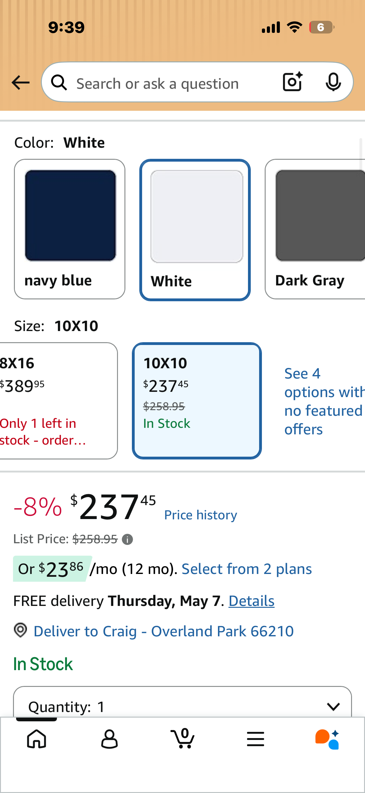 ABCCANOPY Easy Pop Up Canopy Tent with Sidewalls 10x10 Commercial - Series, Green (CP10)