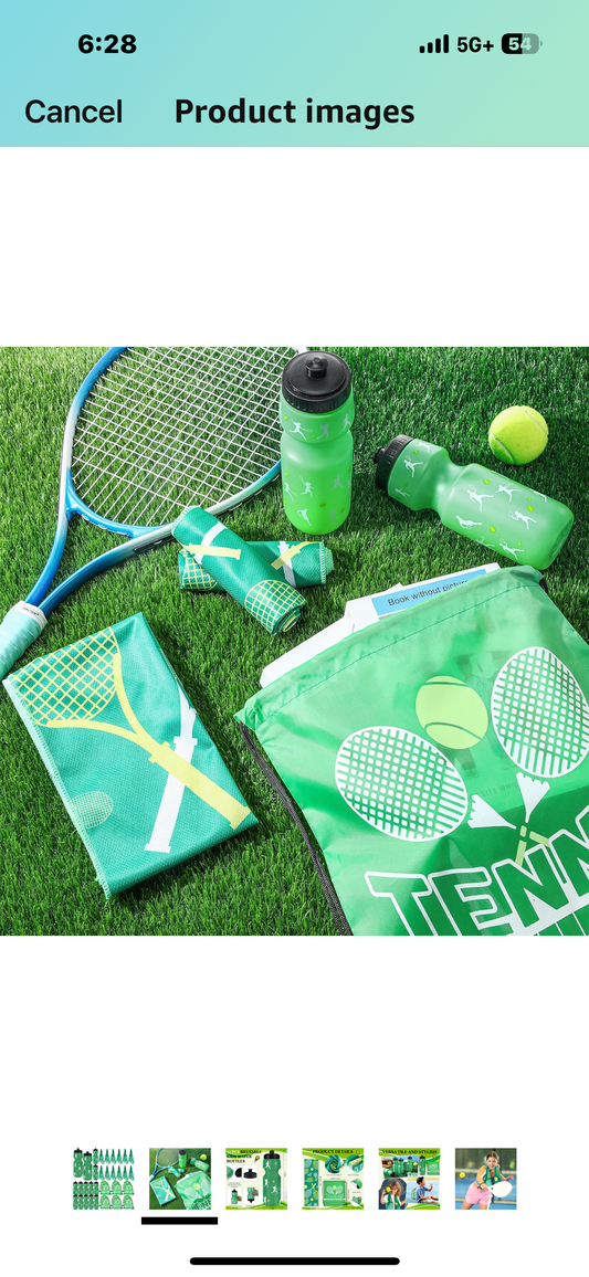 Tennis Bundle includes  Microfiber Cooling Towel, 25 oz Tennis Squeeze Water Bottle Bulk and Sports Drawstring Bag for Sports Game Team Gym Coach Women Men Gifts