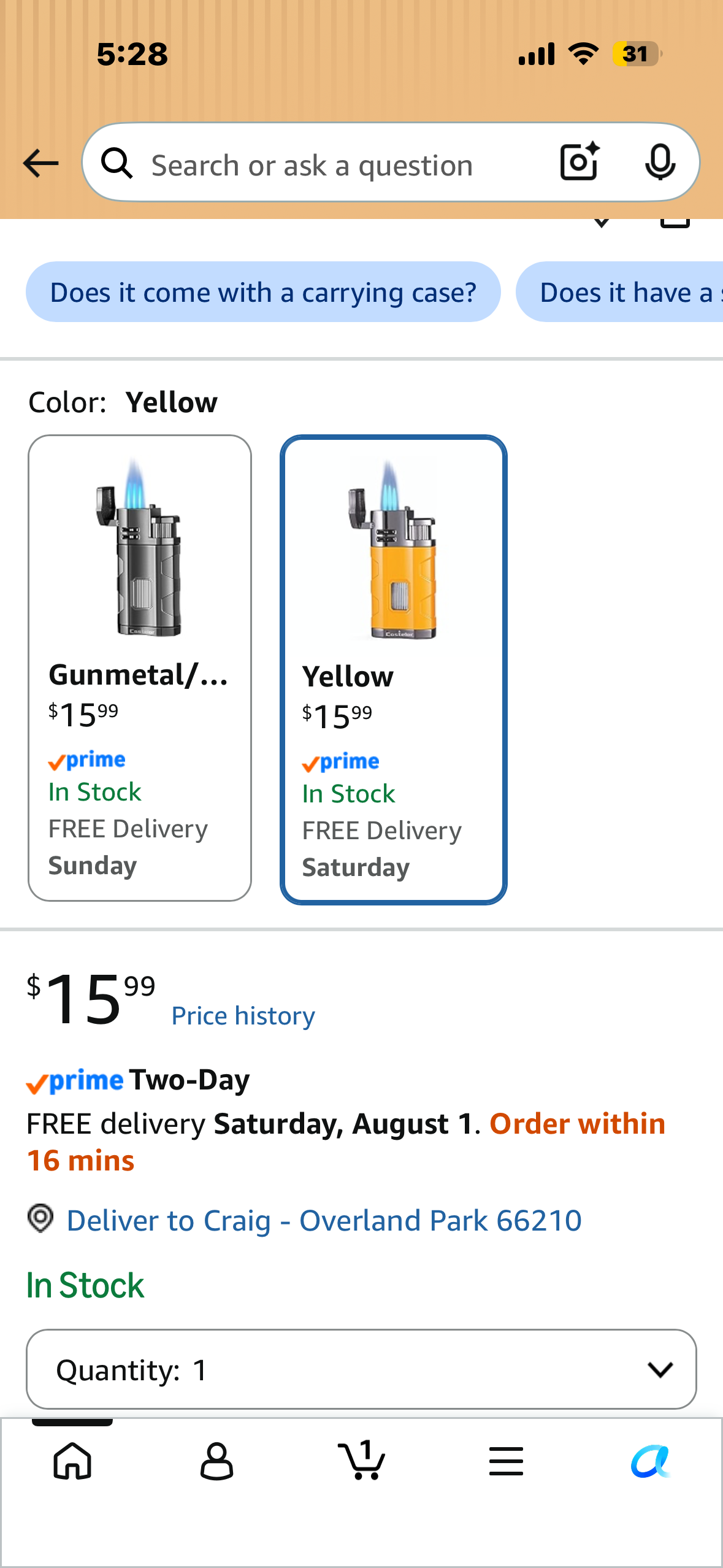 COHIBA 4-jet Premium Butane Torch Lighter