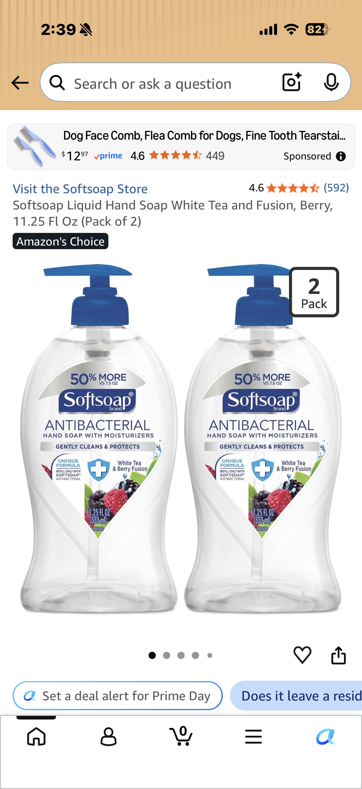 Softsoap Liquid Hand Soap White Tea and Fusion, Berry, 11.25 Fl Oz (Pack of 2)