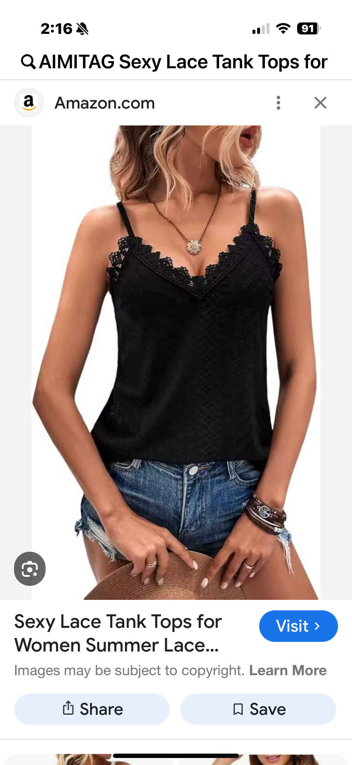 AIMITAG Sexy Lace Tank Tops for Women Summer Lace Splicing Spaghetti Strap Shirt Hollow Out Crochet Floral Print Camisole(Size X-Large)