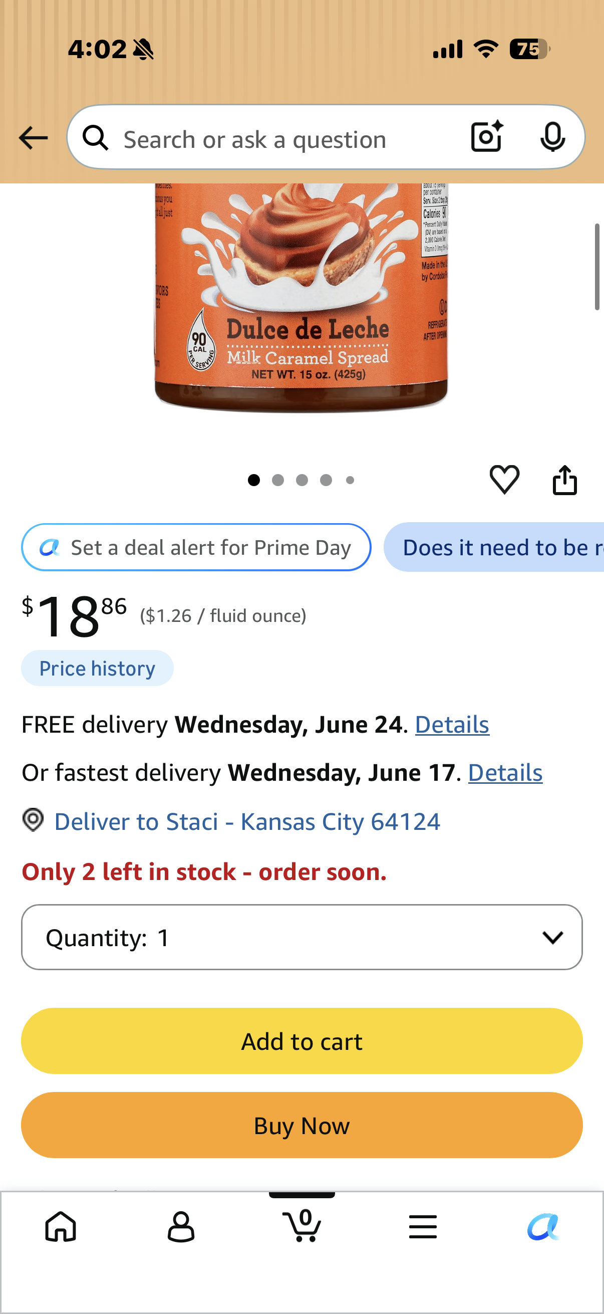 Gaucho Ranch, Spread Dulce De Leche, 15 Fl Oz