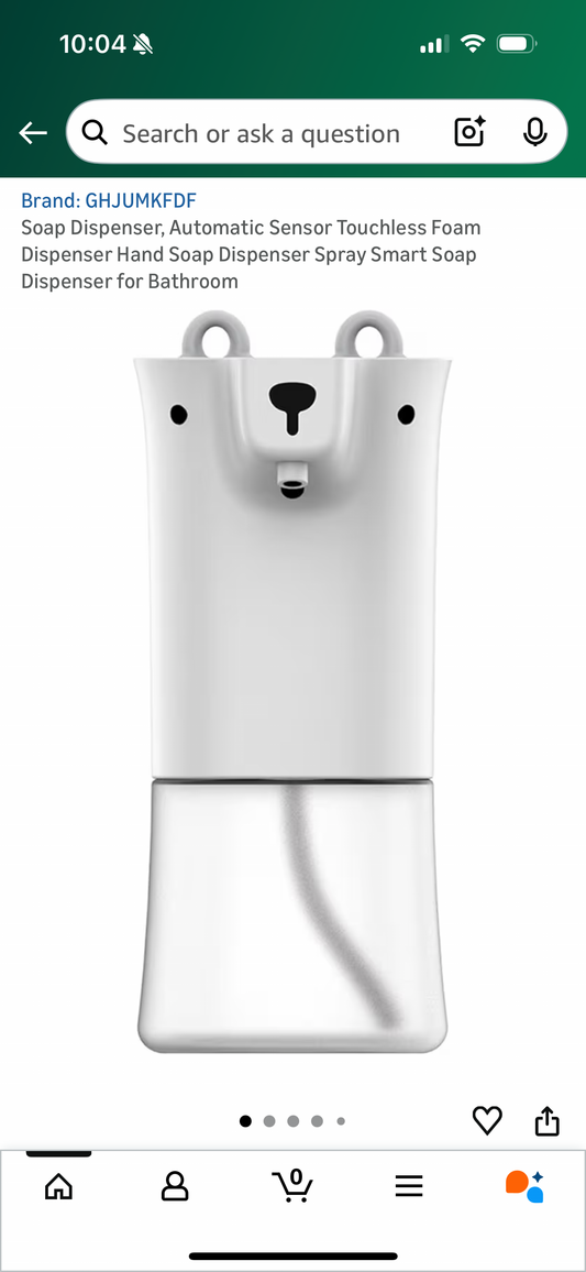 Soap Dispenser, Automatic Sensor Touchless Foam Dispenser Hand Soap Dispenser Spray Smart Soap Dispenser for Bathroom