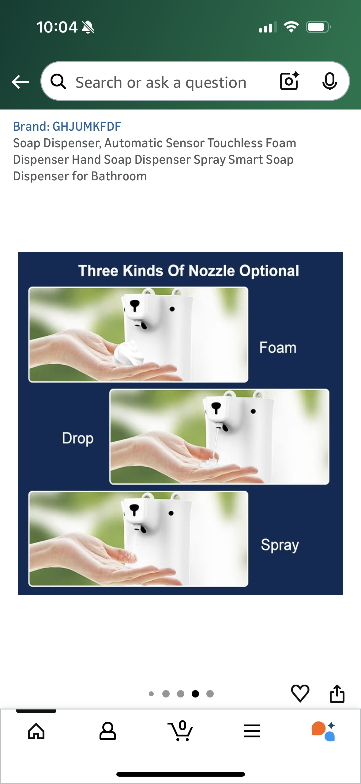 Soap Dispenser, Automatic Sensor Touchless Foam Dispenser Hand Soap Dispenser Spray Smart Soap Dispenser for Bathroom