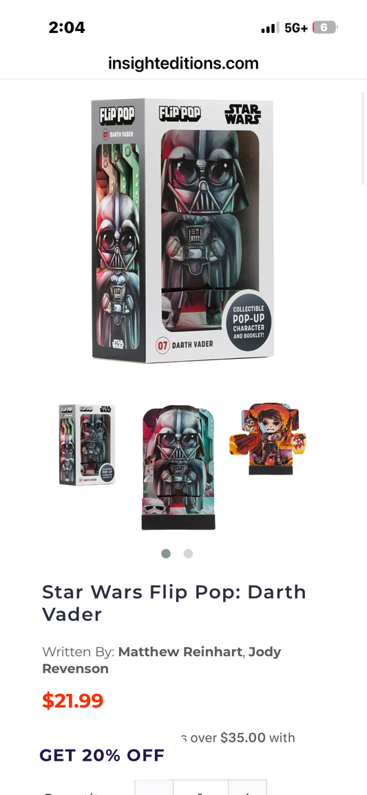 Star Wars Flip Pop: Darth Vader