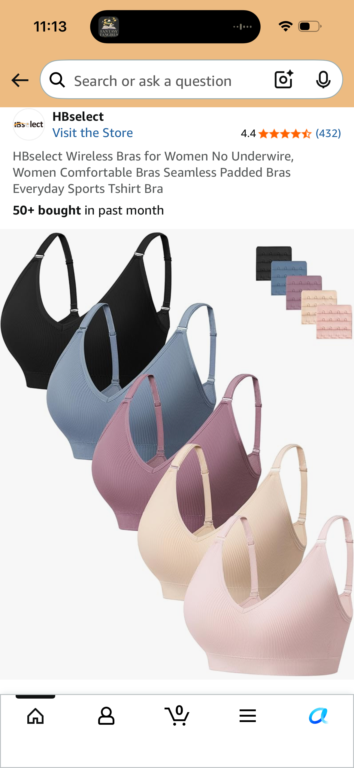 HBselect Wireless Bras for Women No Underwire, Women Comfortable Bras Seamless Padded Bras Everyday Sports Tshirt Bra (Size XX-Large)