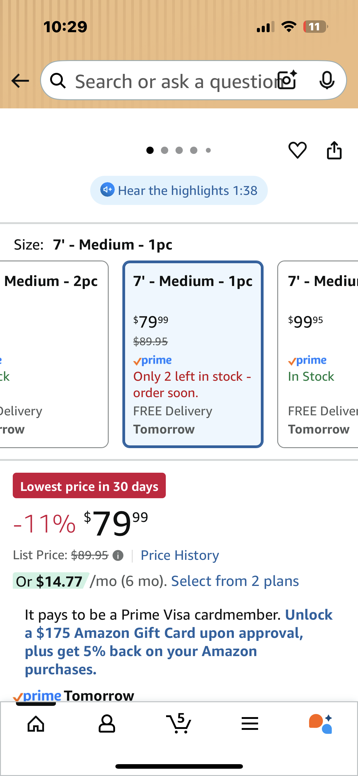 Ugly Stik Carbon Spinning Fishing Rod (W528)