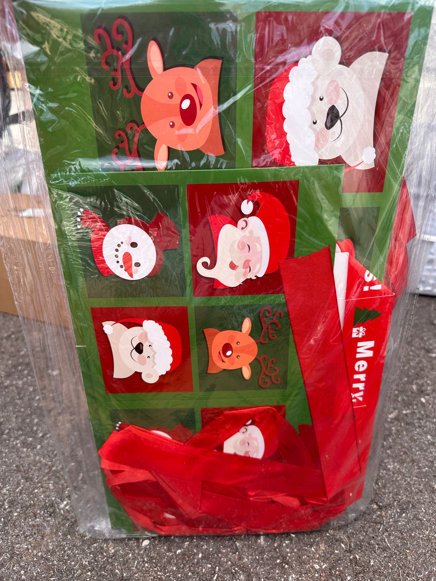 Christmas Decorations, 9PCS Christmas Gift Boxes with Lids for Presents, Holiday Gift Wrap and Christmas Tree Decorations-3 Size